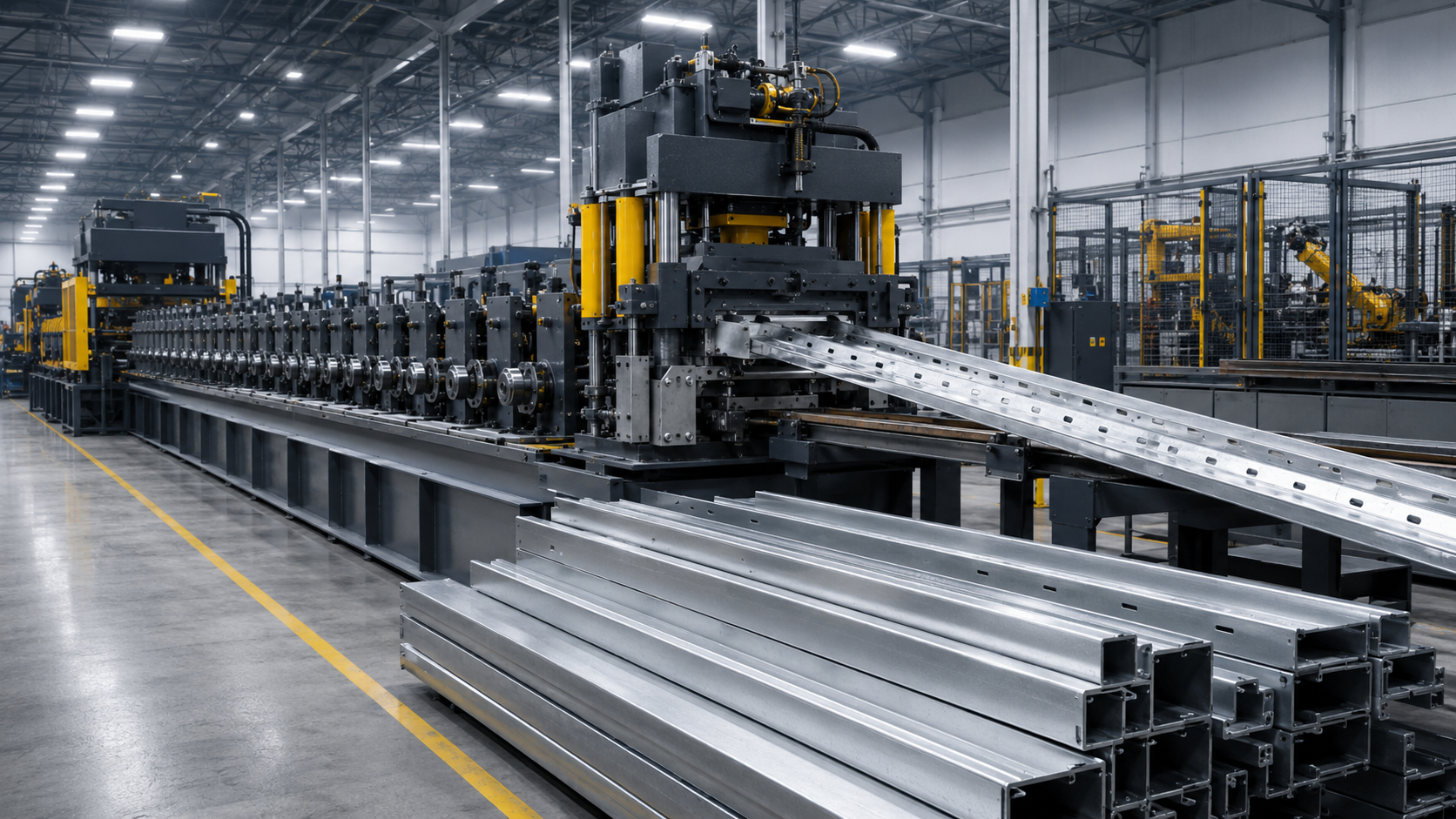 Linea de produccion de perfiles para steel framing